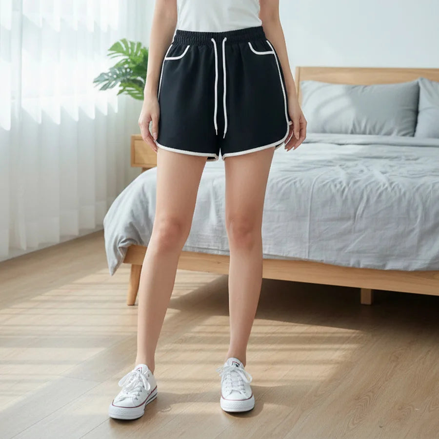 Short Deportivo "Active Flow": Comodidad Elástica y Estilo Retro para tu Día a Día