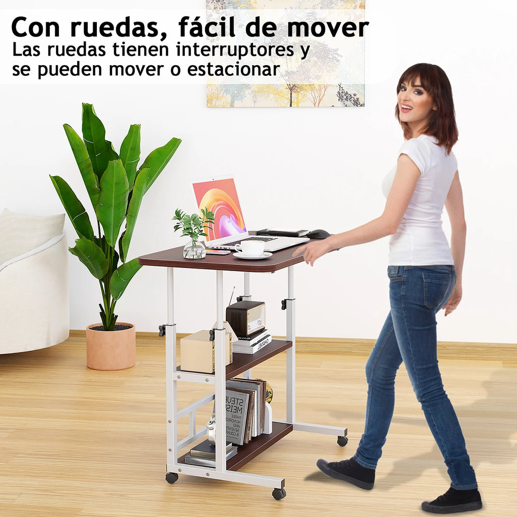 3 Piso Mesa Para Laptop Altura Ajustable Mesa Laterales 60cm