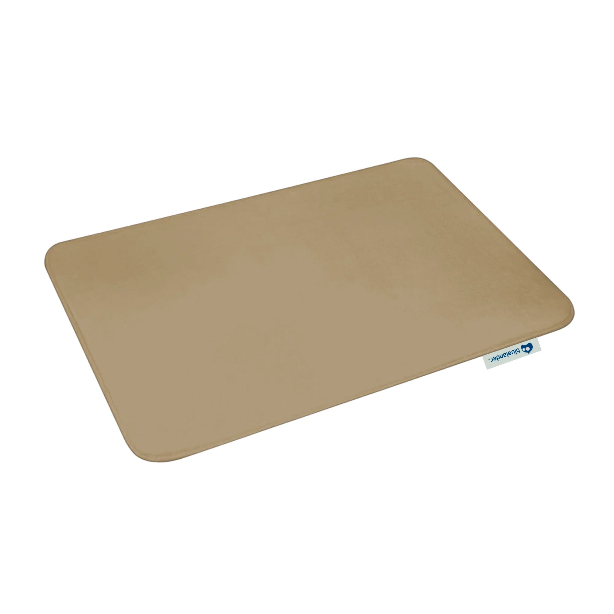 Bluelander Tapete de Baño Antiderrapante Memory Foam, Espuma Viscoelástica Gruesa, Alfombrilla de Baño Antideslizante de Terciopelo, Super Absorbente y Suave para Todo Hogar (1 Pieza)