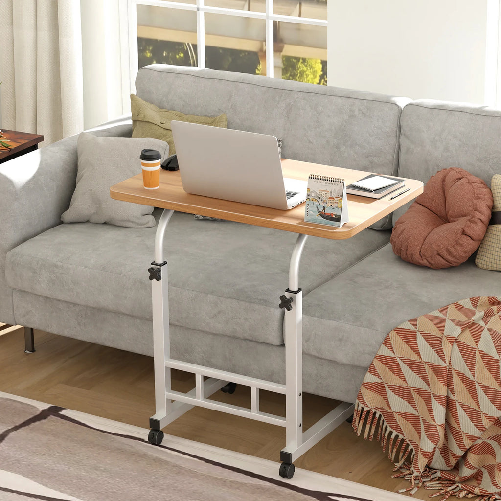 Mesas Laterales Con Ruedas Soportes Para Laptops Con Ruedas Y De Altura Ajustable,60x40x90cm Mesas De Reunión,mesas Laterales,ajustable Escritorio Mesas Para Jardin Altura Ajustable Mesa Laterales Escritorio