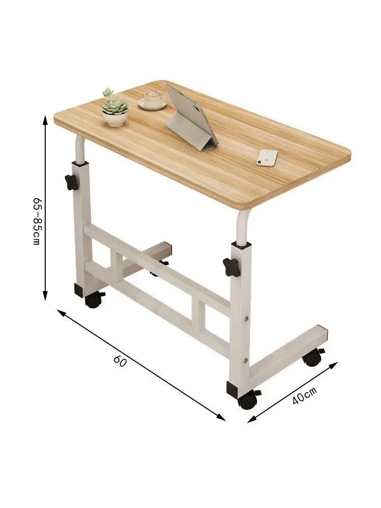 Adjustable TV Tray Table Comfortable Laptop Table Dinner Trays for Eating TV Dinner Tray on Bed Sofa for Eating Reading  60x40cm Escritorio para computadora, Puede Subir o Bajar la Altura (60~90cm), Escritorio Grande d