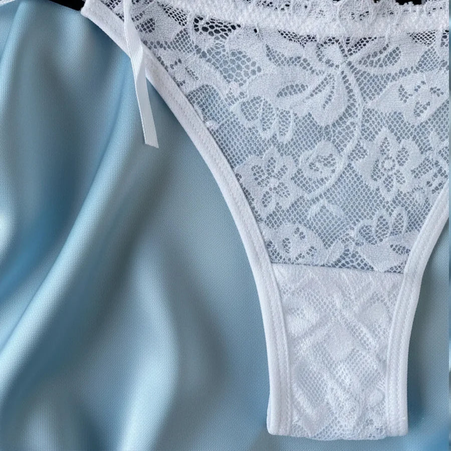Panty de Encaje Floral con Elástico "Secret" Para Dama – Diseño Sexy y Cómodo