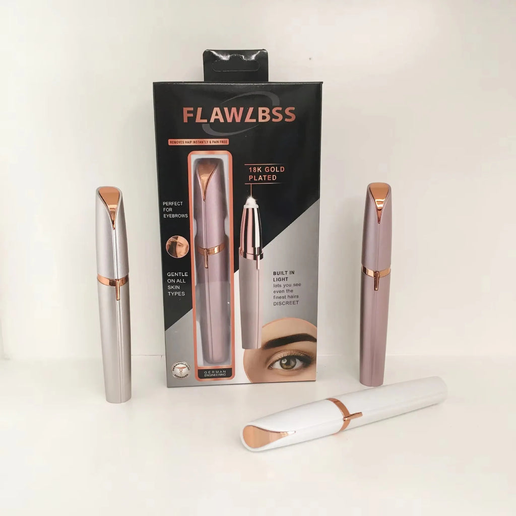 Electric Facial Razor with Stainless Steel for Face Hair Removal Skin Care Eyebrow Trimming-USB Charging