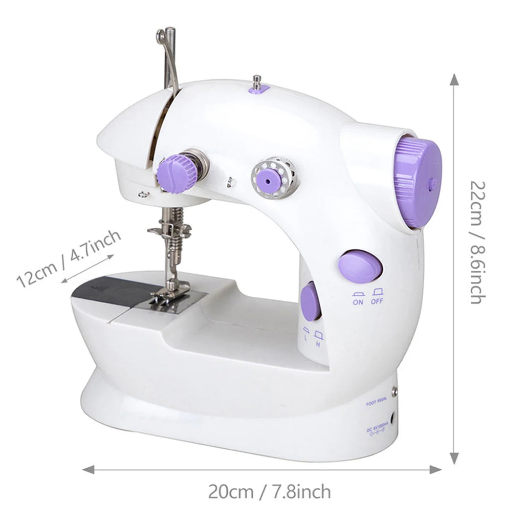Tijera de coser portátil miniatura para uso doméstico, ideal para el cuidado de prendas y manualidades caseras.