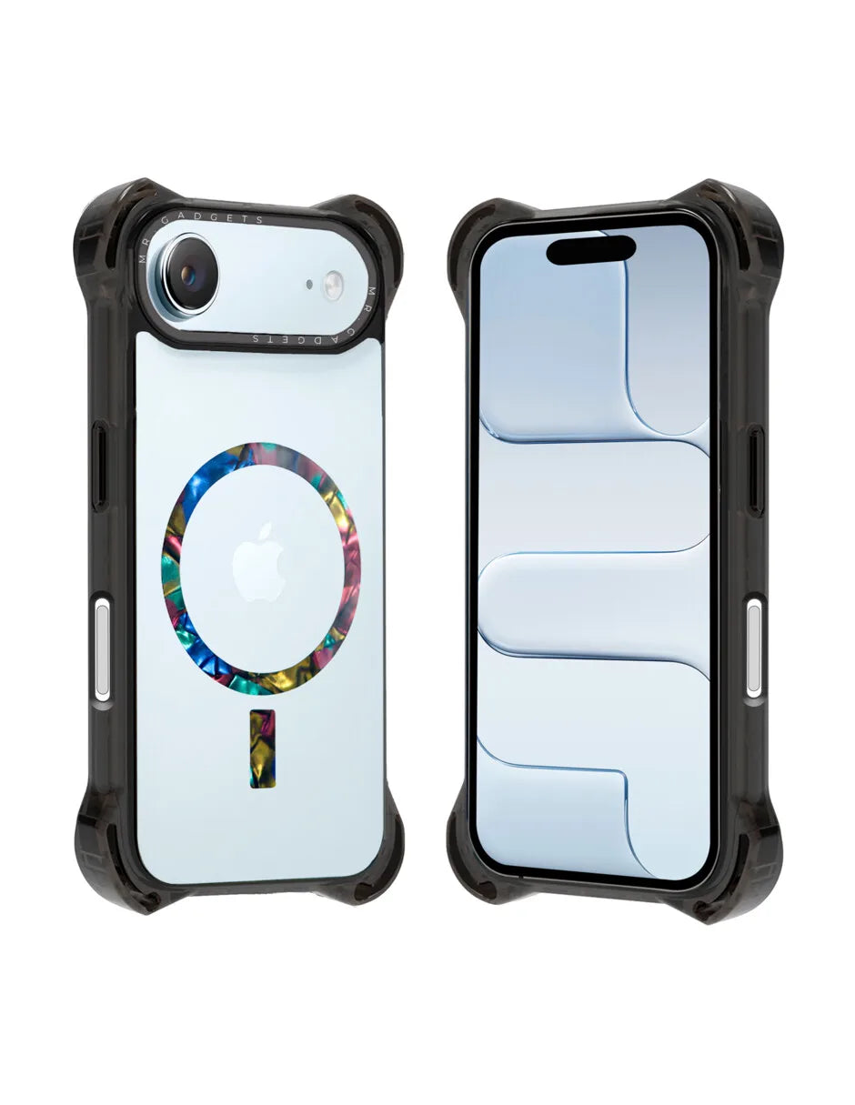 Funda Transparente Ultra Bounce Para Iphone 17 Air Resistente Mr. Gadgets Uso rudo protección color moda