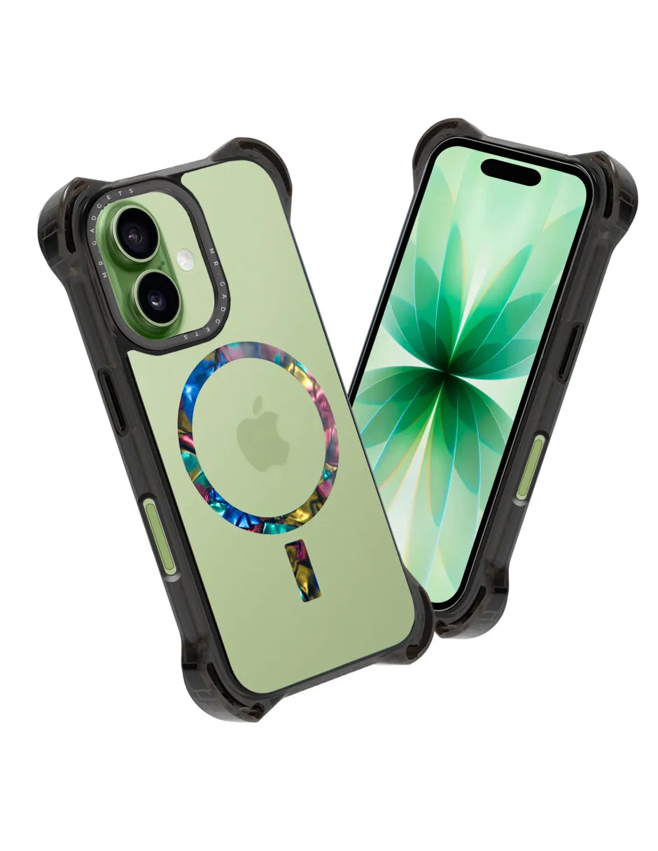 Funda ultra bounce resina epoxi MR GADGETS Ultra Bounce Compatible con iPhone 17 resistente protección moda elegante regalo uso rudo