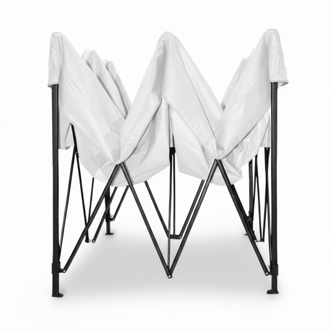 Toldo Plegable Blanco 3x3 Metros Loomber Padua Especial Para Eventos, Negocios, Reuniones, Fiestas
