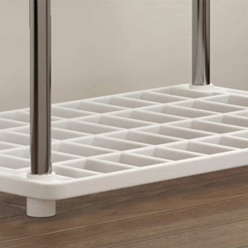 4 niveles, estante de almacenamiento moderno y minimalista independiente para aperitivos para dormitorio, cocina, accesorios de sala de estar, organización y almacenamiento de Home, almacenamiento de baño