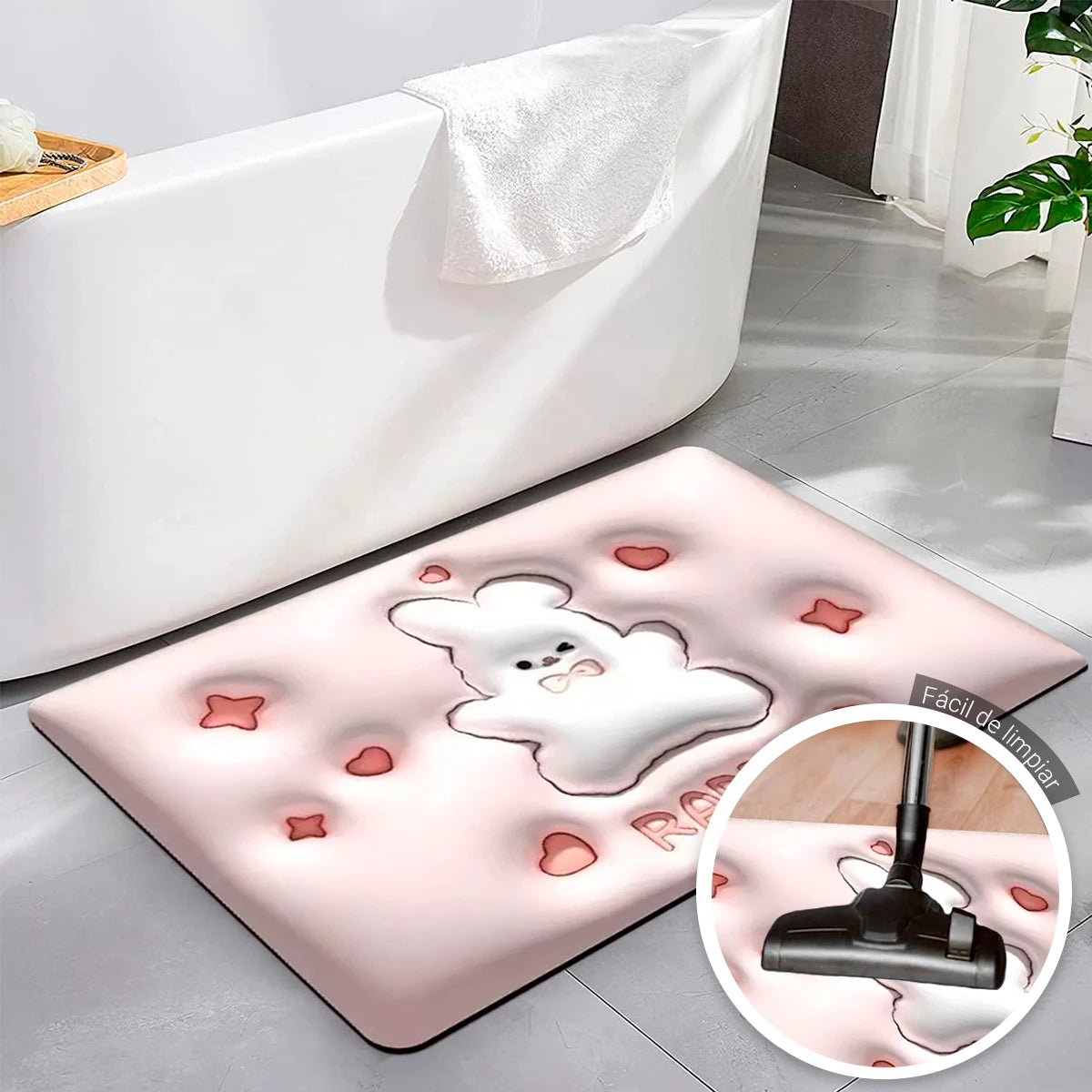 Tapete Baño Shendy Vendy  Suave Alfombra Baño Absorbente Antiderrapante Varios Modelos