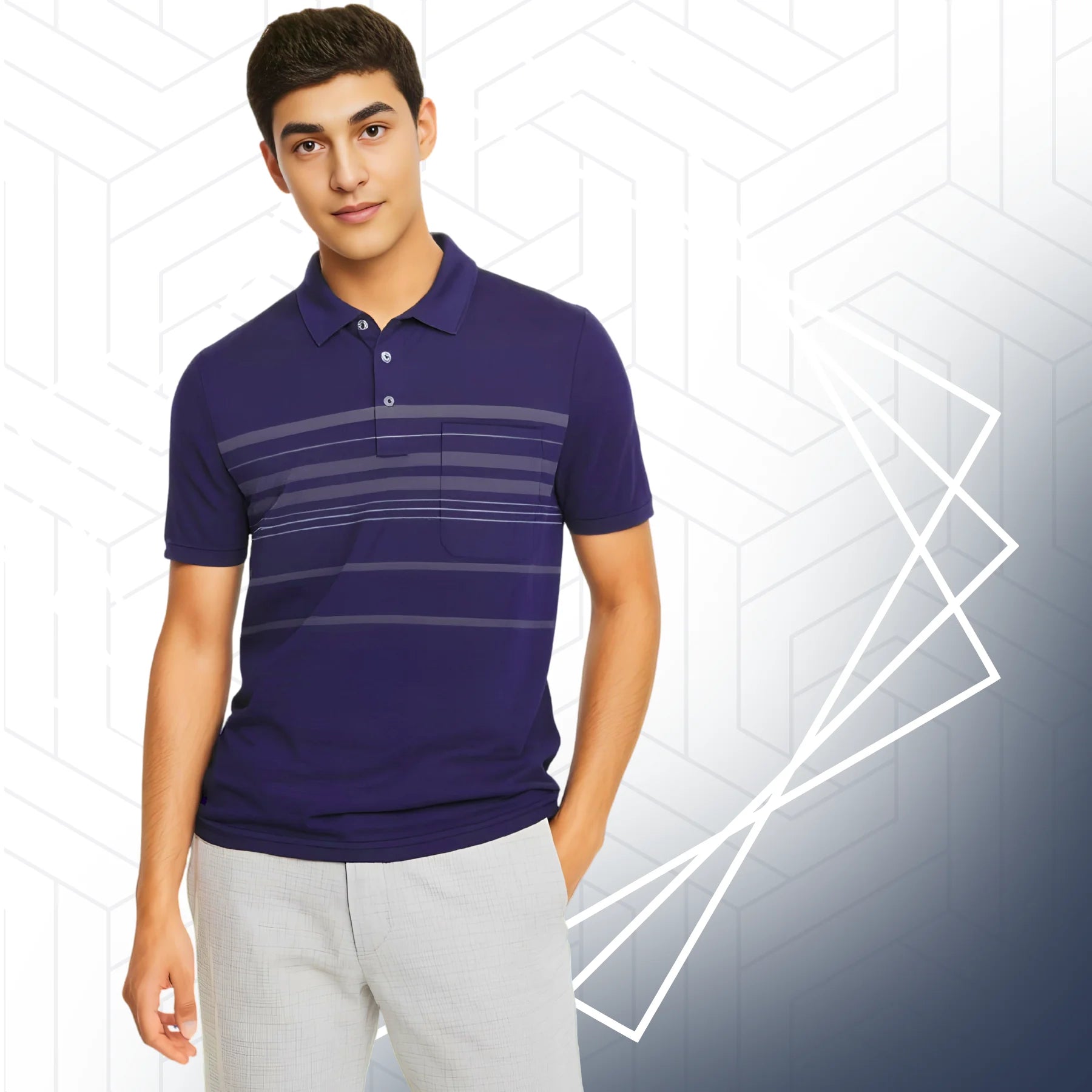 Playera polo hombre