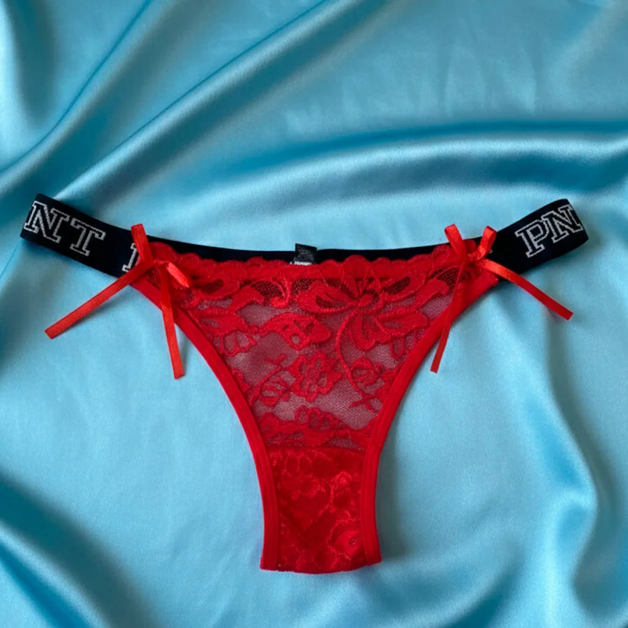 Panty de Encaje Floral con Elástico "Secret" Para Dama – Diseño Sexy y Cómodo