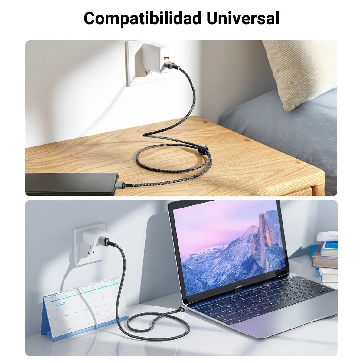 Cable USB a Micro USB de 5V/2A, 3 pies/1 m - Cable USB a Micro USB con Soporte para Sincronización de Datos y Carga, Compatible con Laptop |