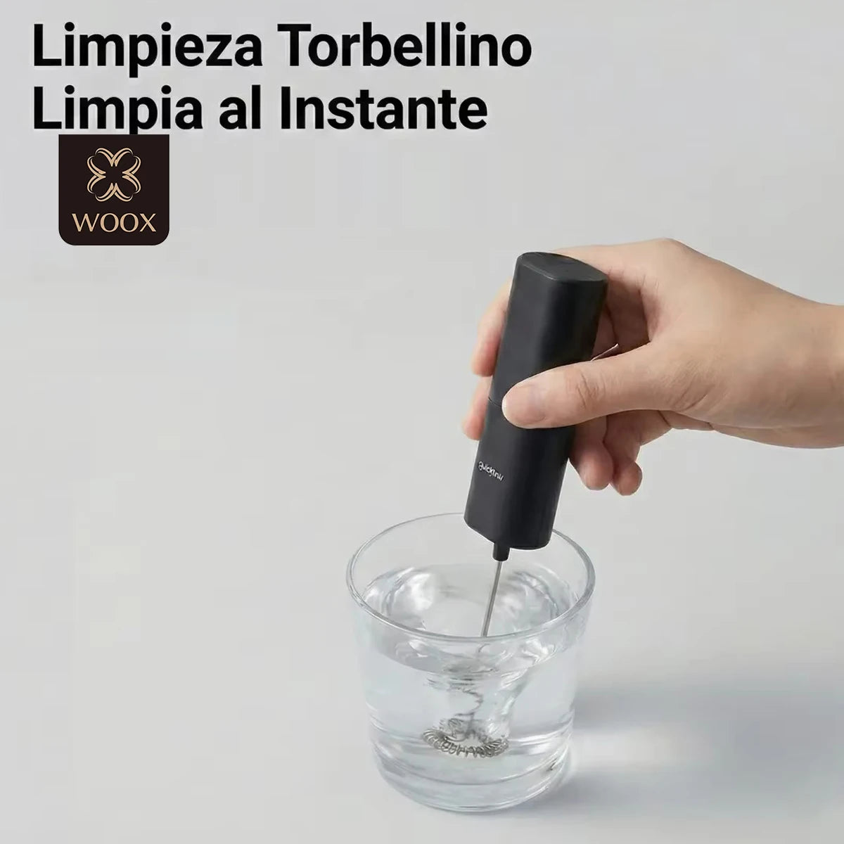 Máquina de espuma eléctrica de leche de café rápida inalámbrica 9500rpm, mezcladora de espuma mini agitador de huevos fácil uso, uso versátil para café, matcha y más bebidas Además de leche espumante