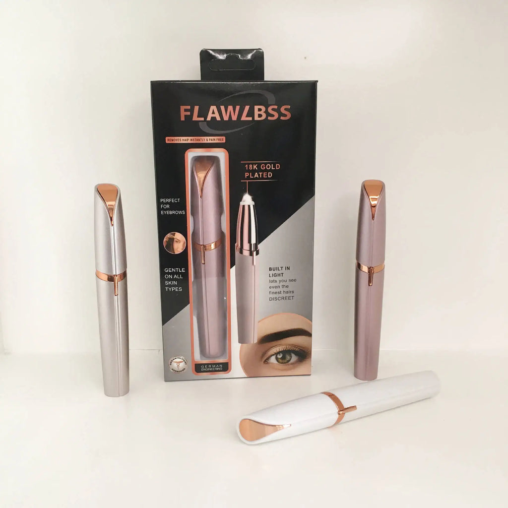 Electric Facial Razor with Stainless Steel for Face Hair Removal Skin Care Eyebrow Trimming-USB Charging