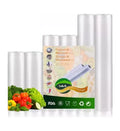 Kit 6 Rollos Bolsas Sellados Lab.G Al Vacío Alimentos 3 Tipos/3 M