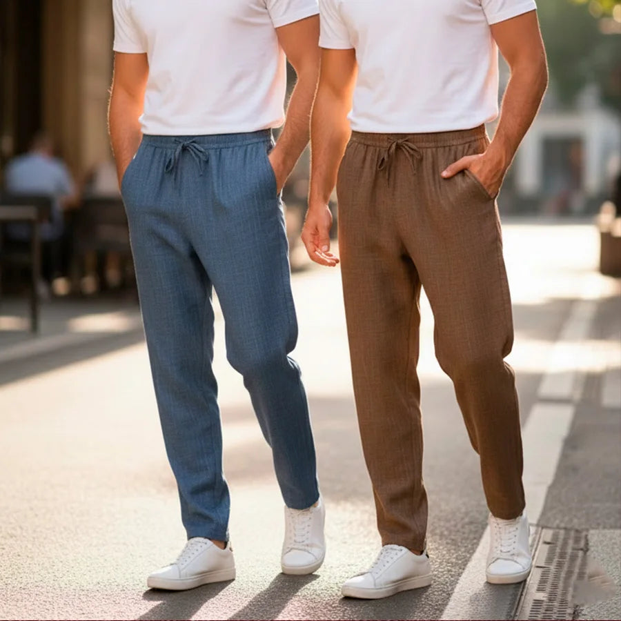 Kit 2 Pantalones Casuales para Hombre | Estilo Relax y Confort | Colores al Azar