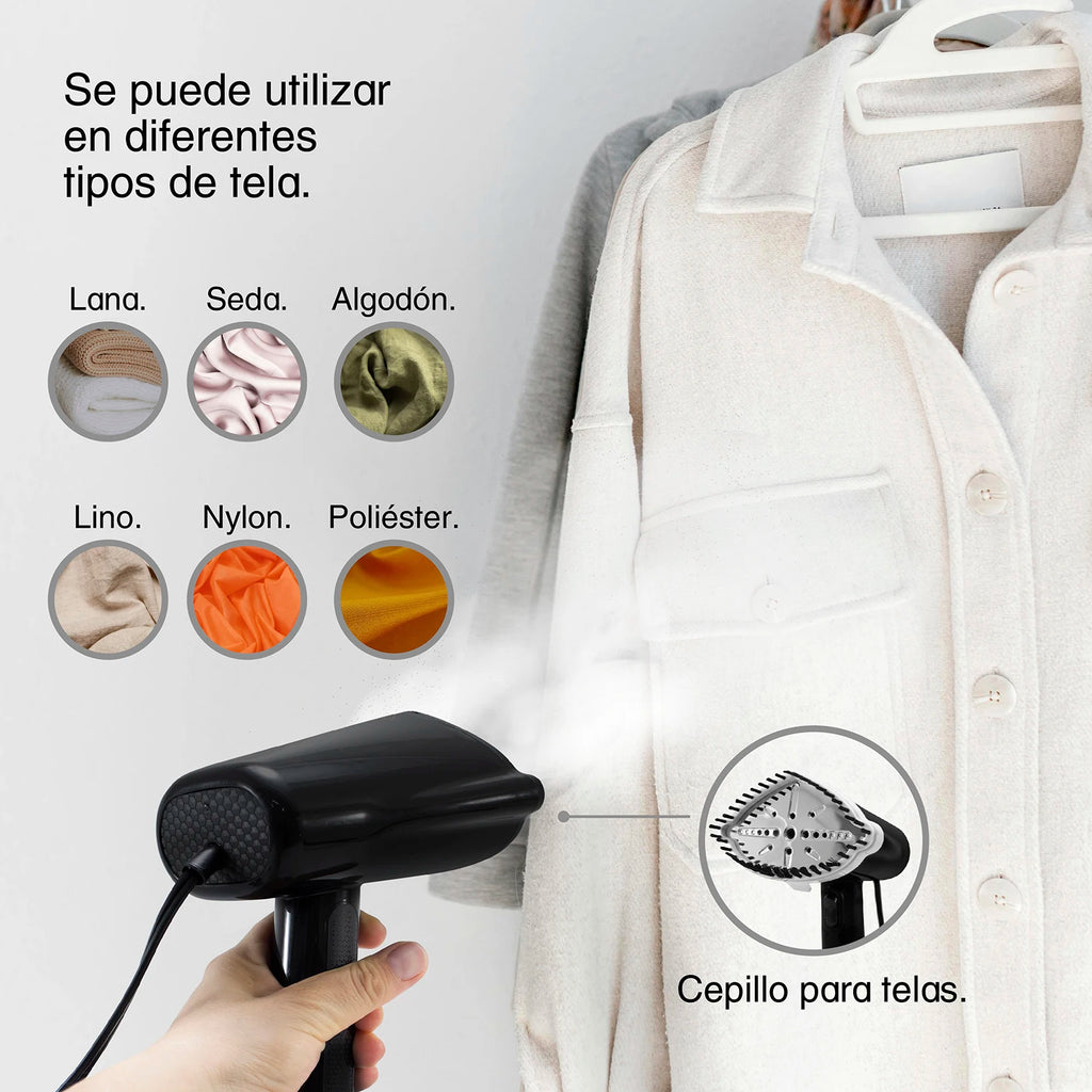 Plancha De Vapor Portatil 1000w Vertical Horizontal De Viaje