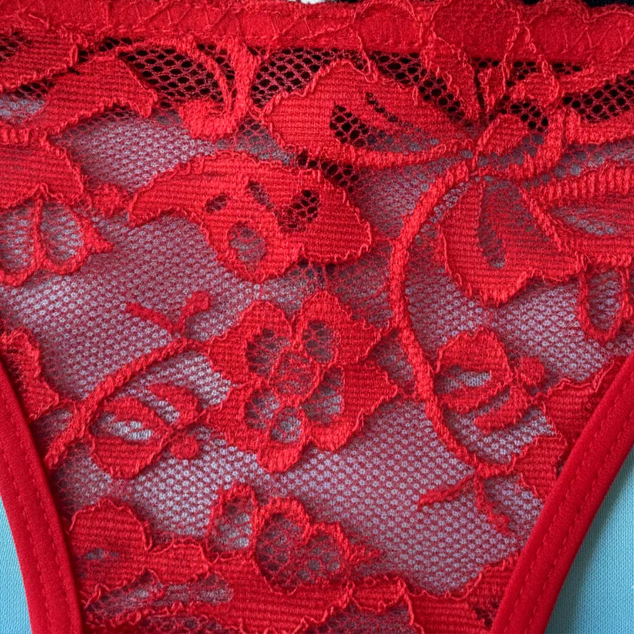 Panty de Encaje Floral con Elástico "Secret" Para Dama – Diseño Sexy y Cómodo