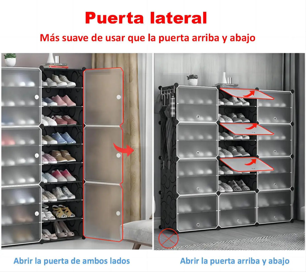 Zapatero Armable Mueble Moderno Cajas Organizadores Estante Económico