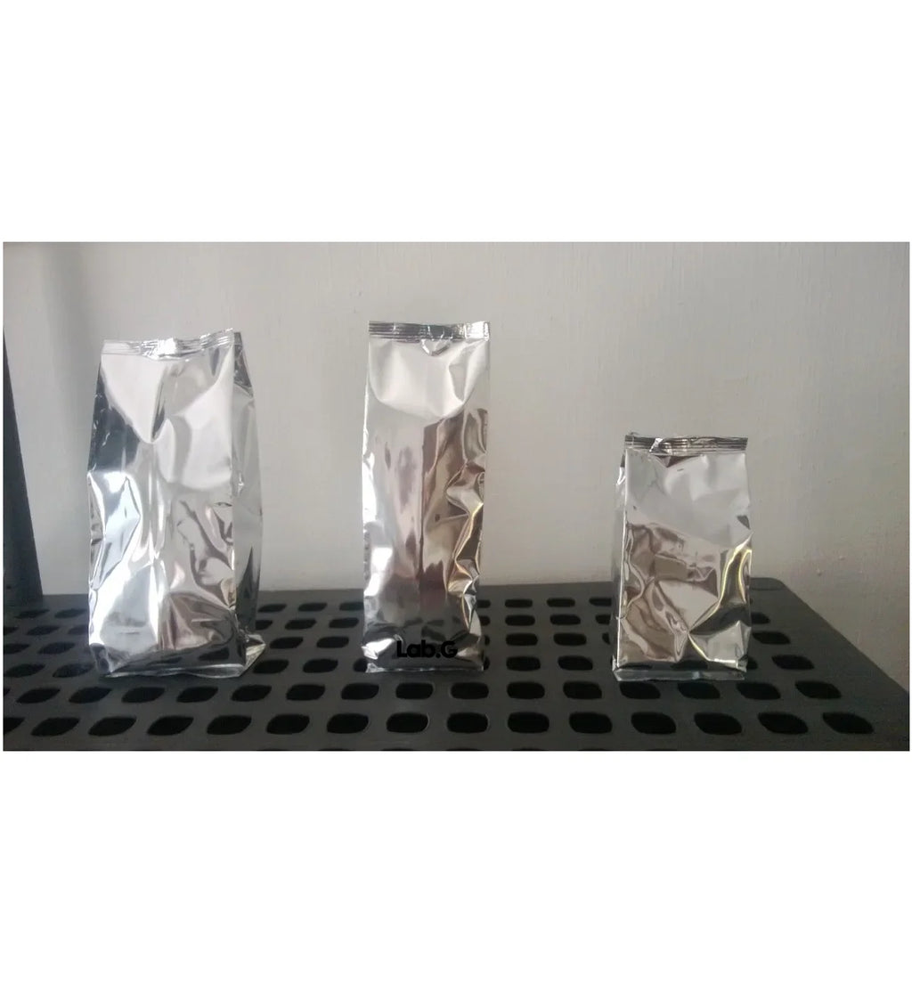 Bolsas Metalizadas 1kg Para Café Semillas Alimentos Polvos Lab.G