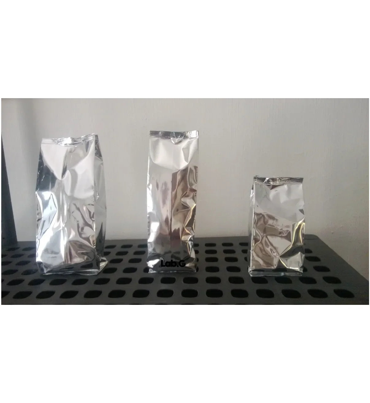 Bolsas Metalizadas 1kg Para Café Semillas Alimentos Polvos Lab.G