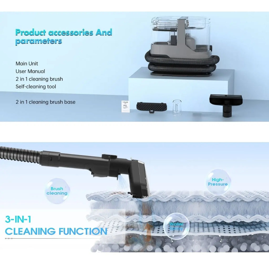 Máquina  A Vapor De Limpieza De Telas C688 Esterilización De Agua Caliente De Alta Temperatura Para El Hogar Alfombra Para Sofá Multifuncional