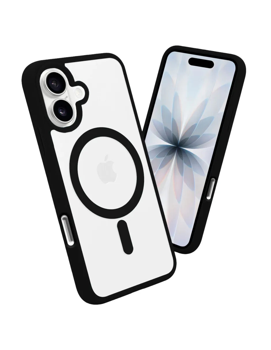 Mr. Gadgets Funda Transparente Clear Case Para iPhone 17  Compatible Con Magsafe Silicona Acrilico Carcasa Tpu