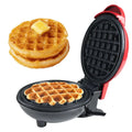 Mini antiadherente waffle maker desayunador casero hacer postres hornear waffle maker pan