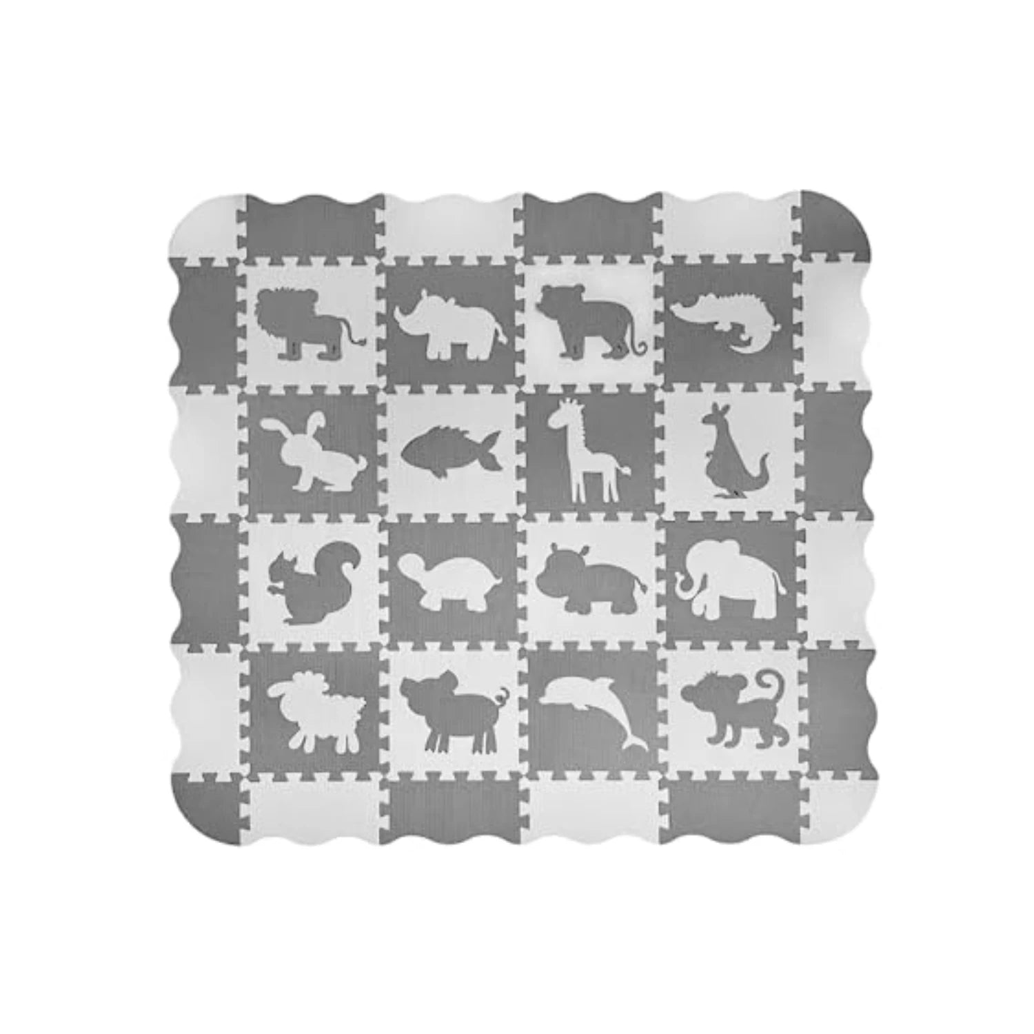 Bluelander Tapete para Bebe, Tipo Rompecabezas de Juegos para Bebés, Foamy, Espuma Sólida, Piso de Foamy de 1.3 x 1.3 m, 1 cm de Grosor, Set 36 Piezas