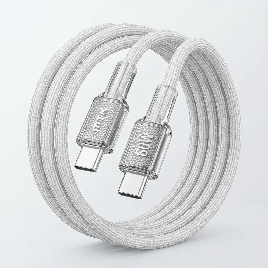 60W Tipo C Cable 3.3FT(1M) - 2pcs Tipo C Cord Soporte de sincronización de datos y carga Compatible con Laptop|Power Bank|Smart Phone