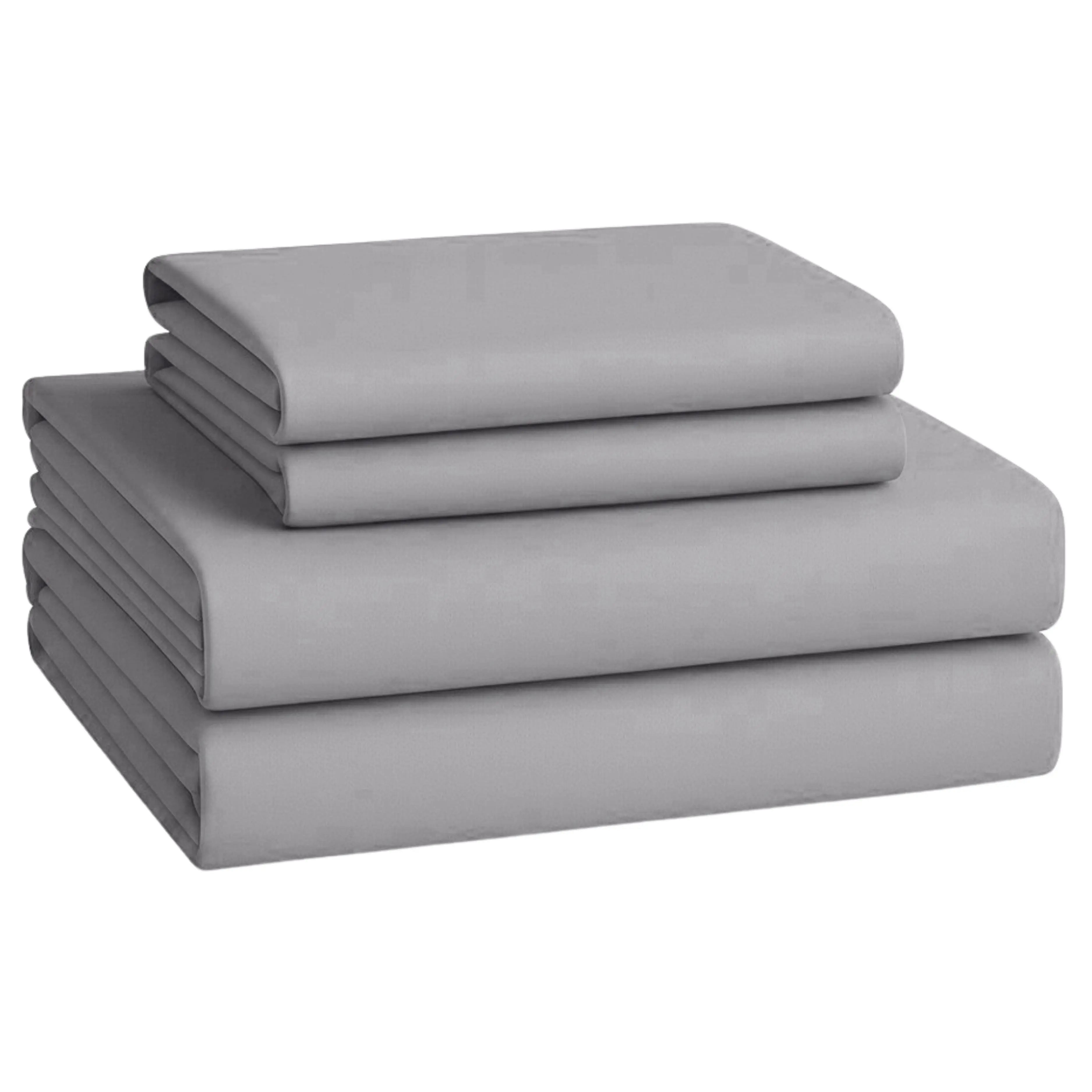 Juego de Sabanas para Cama, Sabana Bajera, Sabana Plana y Funda de Almohada, Cajon Amplio, 2800 Hilos, Premium Egipcian, Tamaño Individual, Matrimonial, Queen y King Size