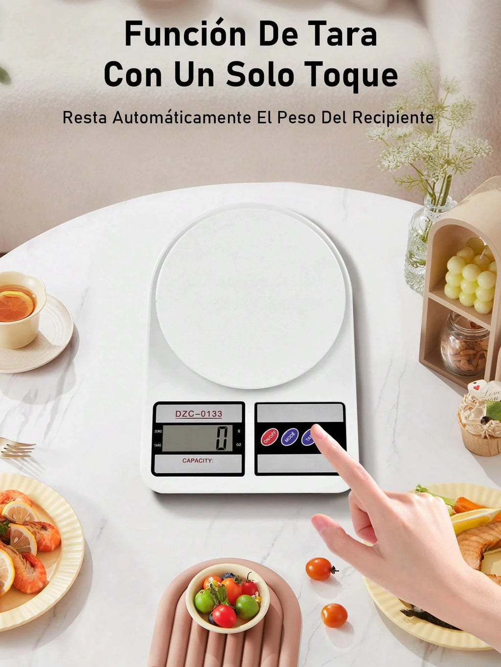 Bascula Cocina Digital De Cocina Bascula Digital Gramera De Cocina Pesa De 1 Gramo A 5 Kilos