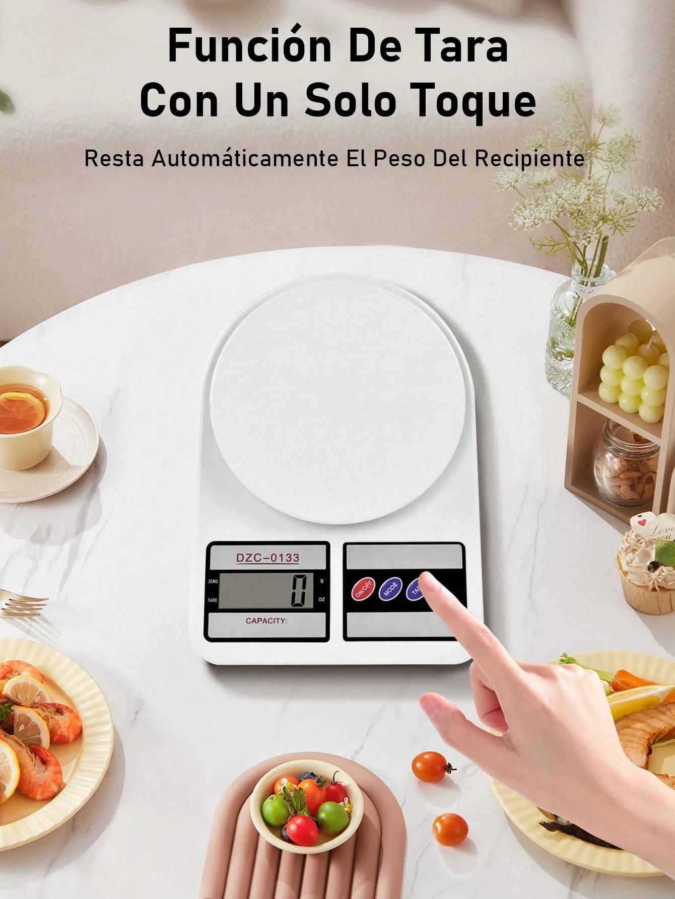 Bascula Cocina Digital De Cocina Bascula Digital Gramera De Cocina Pesa De 1 Gramo A 5 Kilos