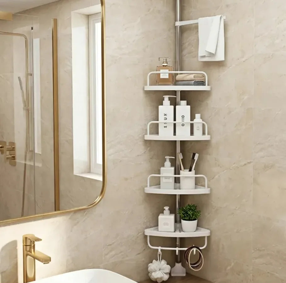 rack de baño esquinero