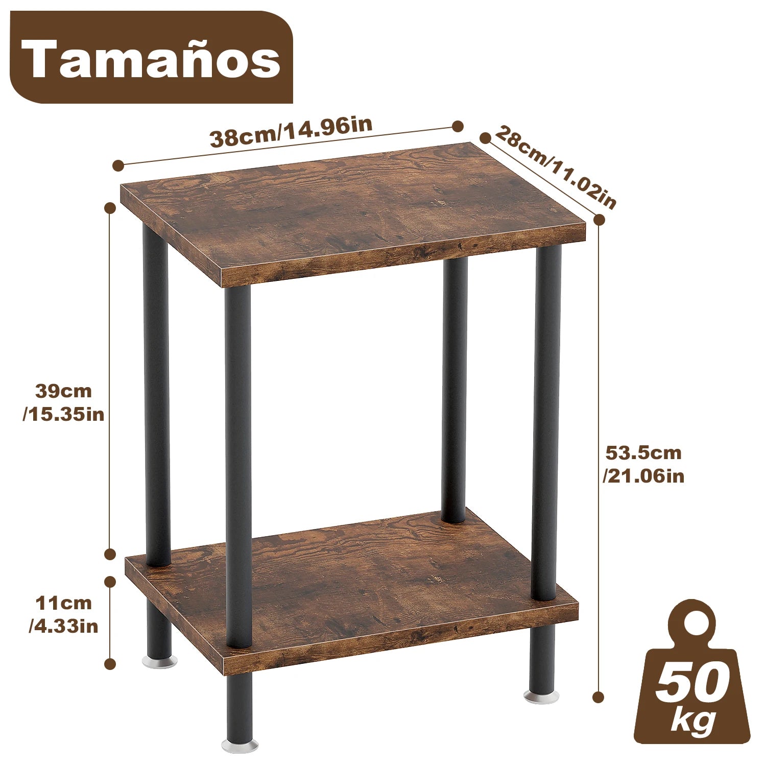 Mesa Auxiliar, Mueble Para Impresora Mesa Lateral Apilable Mesas Para Jardín Mesa De Centro Mesa Auxiliar Apilable Mesa De Noche Buró Para Recámara Mesa Auxiliar