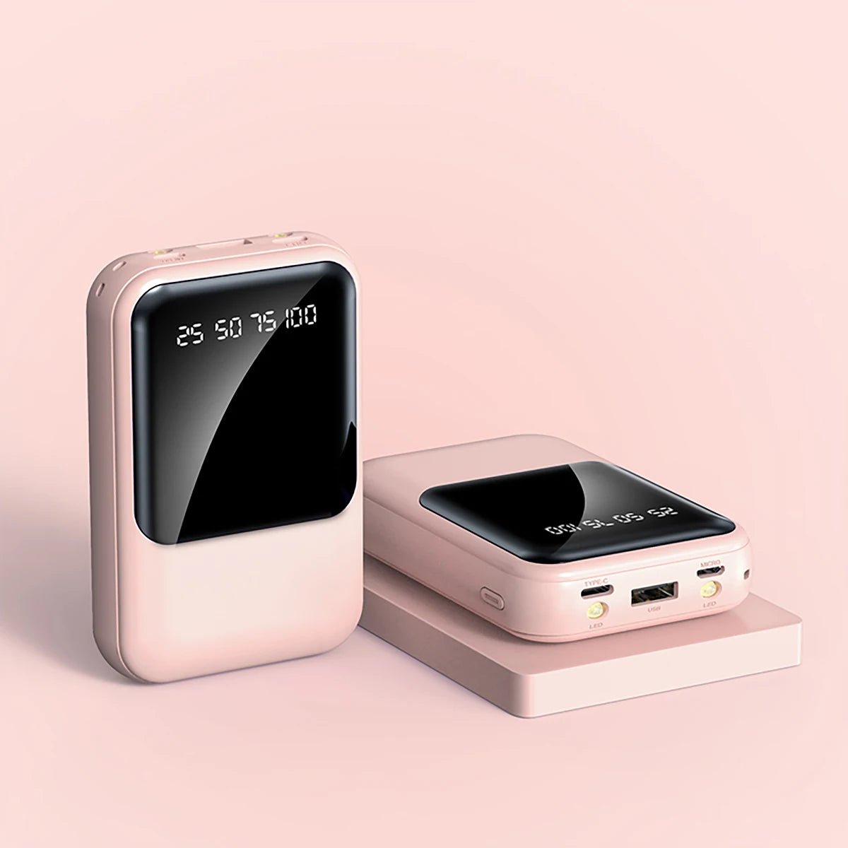 Power Bank Batería Portátil 20000mah YISEN Carga rápida Pantalla LED digital cargador portátil Con Luz LED