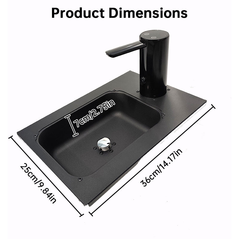 Mesa IGT para acampar al aire libre, fregadero de acero inoxidable con bandeja y dispensador de agua/Tabla de cortar, accesorios portátiles para mesa IGT