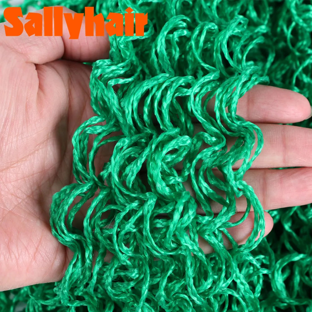 Sallyhair-trenzas sintéticas Zizi Box, trenzas delgadas de ganchillo, cabello Eunice, extensiones de cabello trenzado Zizi de colores, cabello marrón y negro