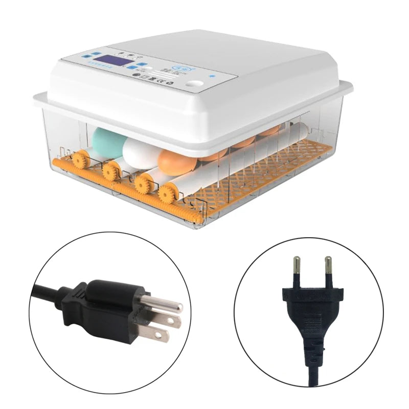 Incubadora de huevos de 220V, para aves, codorniz, pollito, aves de corral, volteador 964E