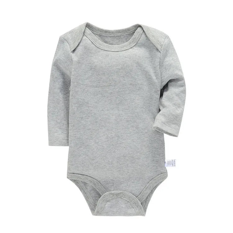 Lawadka-Body de algodón para recién nacidos, ropa de manga larga para las cuatro estaciones, ropa para bebés y niños, mono, peleles sólidos para bebés de 3 a 24M