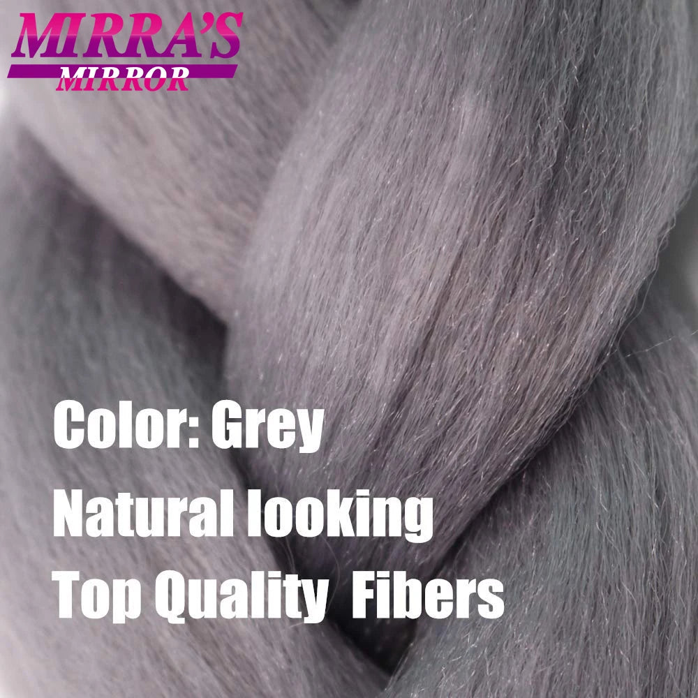 Mirra's Mirror-extensiones de cabello trenzado sintético para trenzas, pelo súper largo Jumbo de 41 pulgadas, 165 g/unid, soporte al por mayor