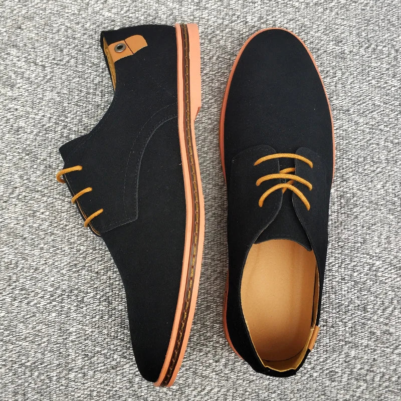 Nuevos zapatos de vestir para hombre, zapatos clásicos de cuero informales para hombres de negocios, zapatos Oxford italianos para hombres, zapatos planos negros, talla 46