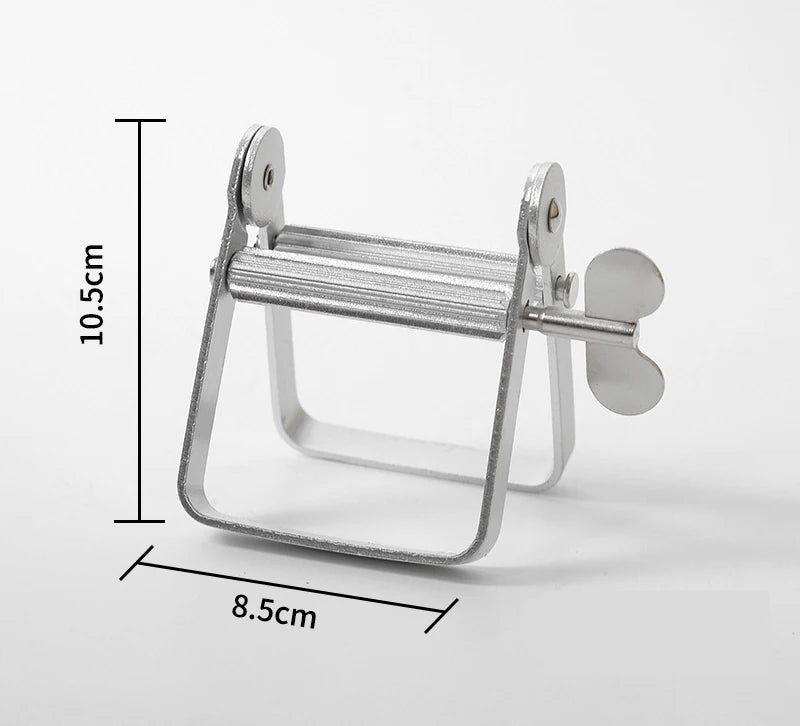 Dispensador Manual de Pasta Dental Metálico, Soporte para Tubos de Pintura, Cosméticos y Cremas