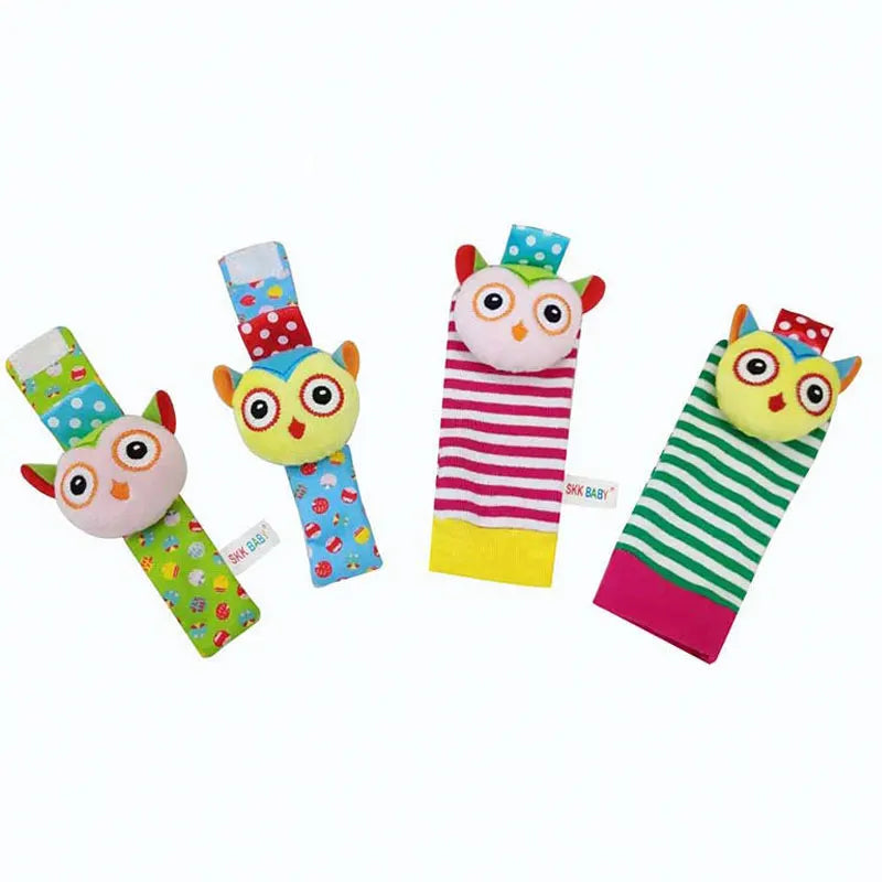 Juguetes de animales de peluche para bebés, sonajeros de muñeca, sonajeros para recién nacidos, juguetes para hacer sonidos, sonajero para bebés de 0 a 12 meses