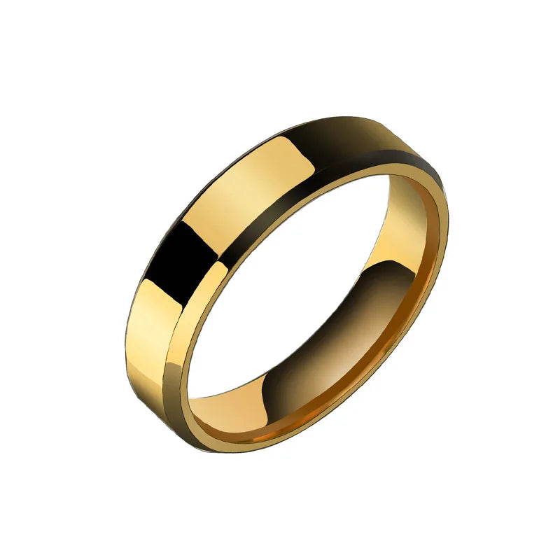 Anillos de boda Auxauxme con nombre personalizado, joyería personalizada con nombre grabado de acero inoxidable y fecha para mujeres y hombres, regalo de joyería de aniversario