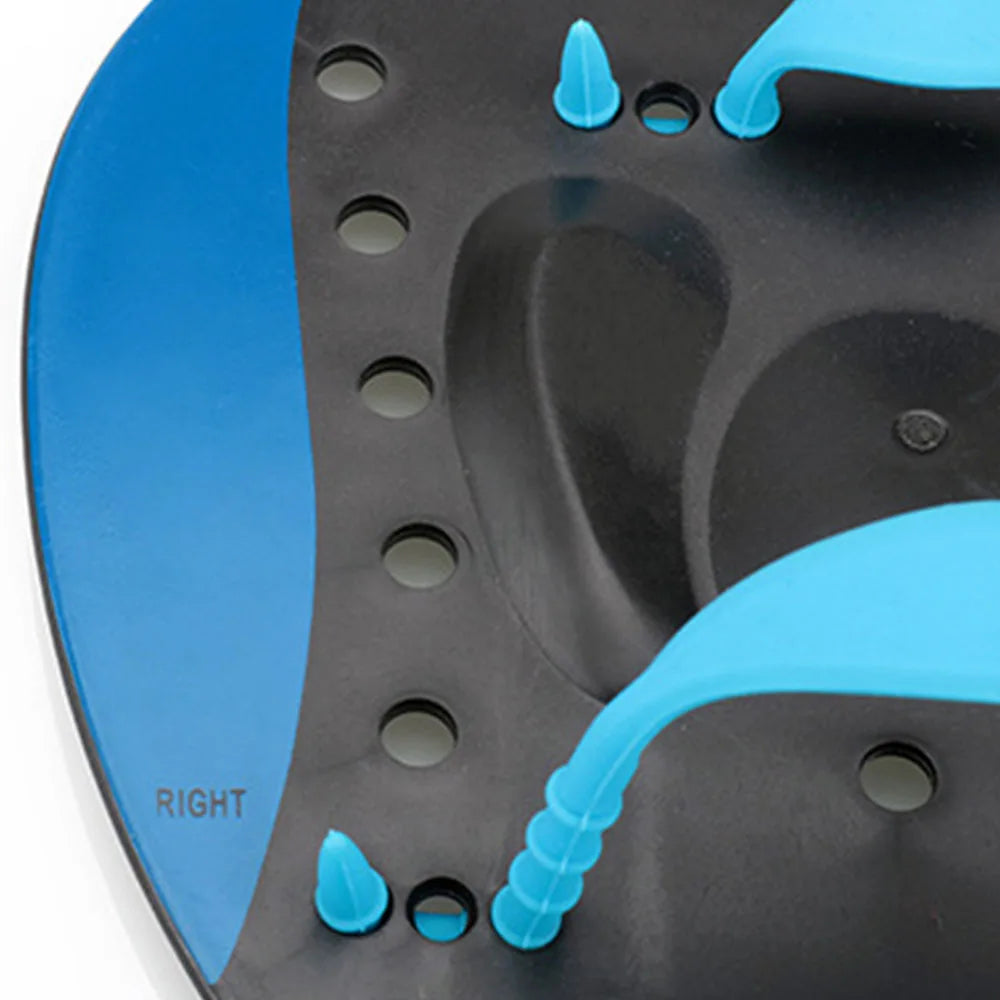 Paletas de natación profesionales, herramientas de corrección para práctica de natación, guantes palmeados de mano de silicona ajustables duraderos para adultos y niños