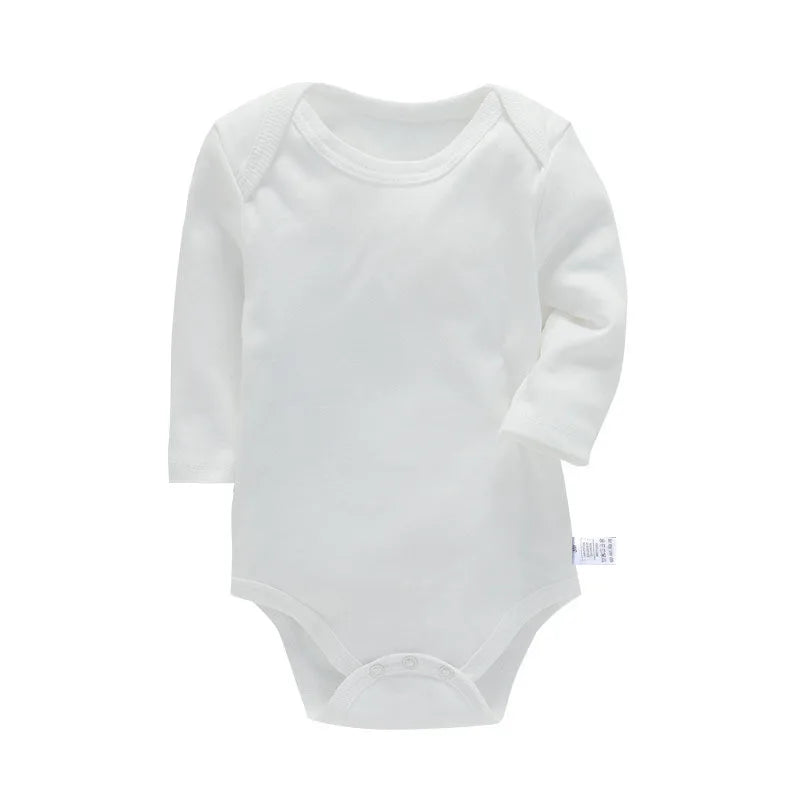 Lawadka-Body de algodón para recién nacidos, ropa de manga larga para las cuatro estaciones, ropa para bebés y niños, mono, peleles sólidos para bebés de 3 a 24M