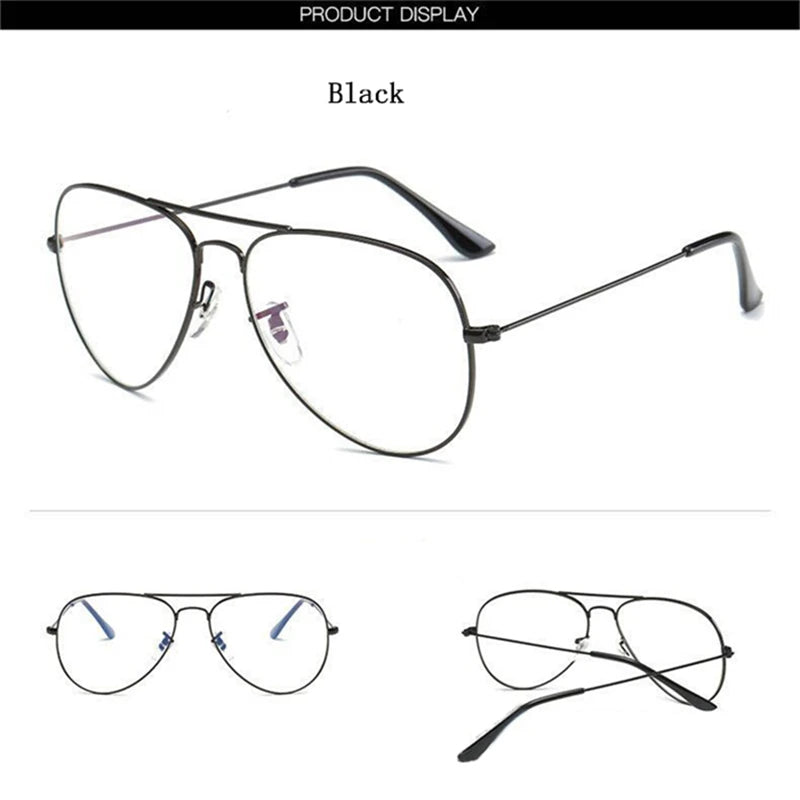 Gafas Retro antiluz azul con montura de ojo de gato de Metal, gafas para miopía para mujeres y hombres, gafas graduadas-1,0-1,5 a-6,0