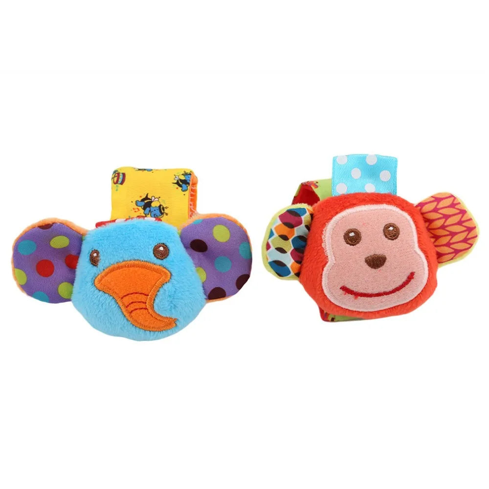 Juguetes de animales de peluche para bebés, sonajeros de muñeca, sonajeros para recién nacidos, juguetes para hacer sonidos, sonajero para bebés de 0 a 12 meses
