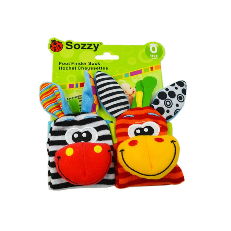 Juguetes de animales de peluche para bebés, sonajeros de muñeca, sonajeros para recién nacidos, juguetes para hacer sonidos, sonajero para bebés de 0 a 12 meses